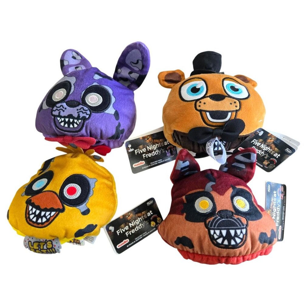 Funko: Five Nights at Freddy's 4" Reversible Heads, Freddy, Chica, Foxy, Bonnie
